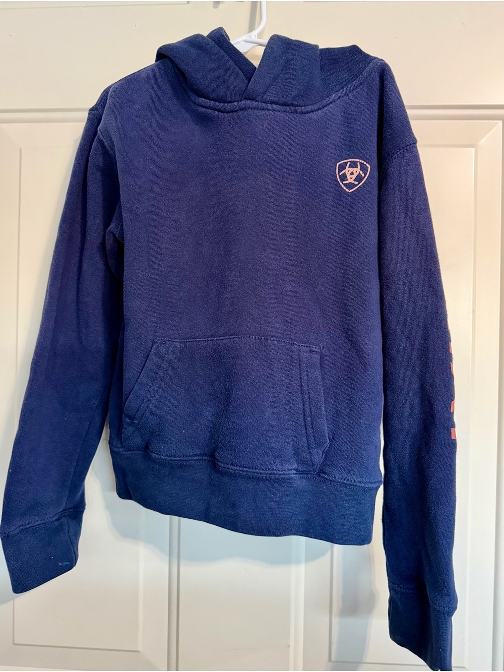 Ariat Youth S 8 Navy Blue Hoodie Western Equestrian